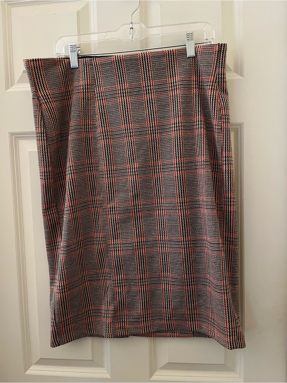 NWT Liverpool Los Angeles Reese Knit Pencil Skirt Glen Plaid Check Workwear 14
